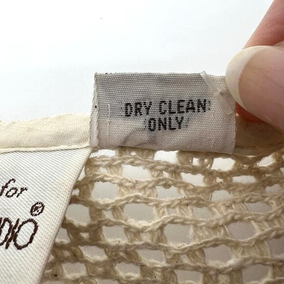 Vintage Ecru Cardigan and Pants Set Sostanza and Brownstone Studio Size L - Picture 8 of 13